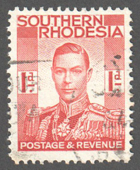 Southern Rhodesia Scott 43 Used - Click Image to Close